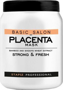 Stapiz Basic Salon Placenta Mask Maska do wiosow  Маска плацента для питания и укрепления волос 1л