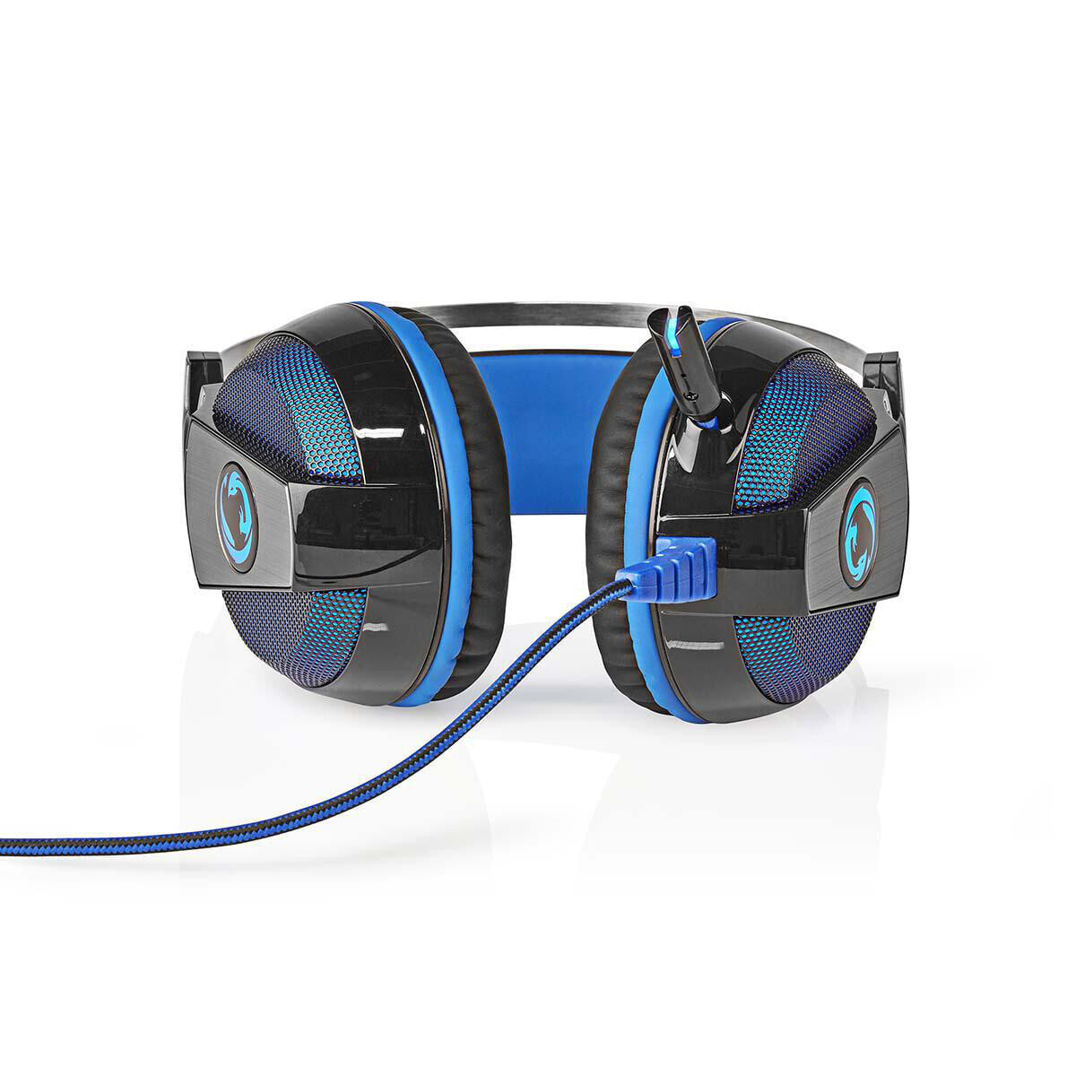 Nedis Gaming Headset Over-Ear Surround USB Type-A Biegbares & einziehbares - Headset