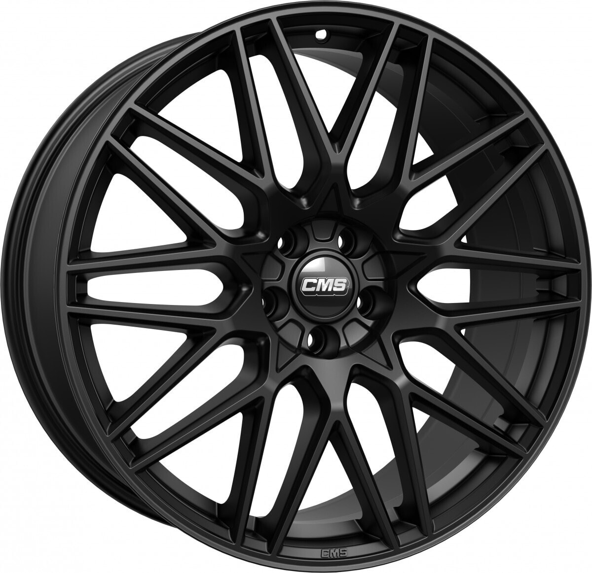 Колесный диск литой CMS C25 complete matt black 7x17 ET40 - LK5/112 ML57.1