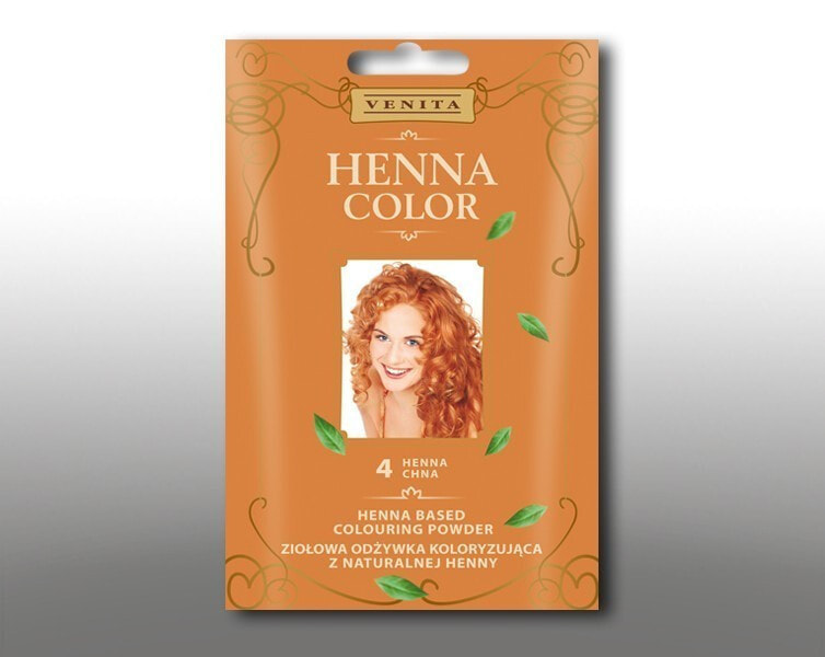 Venita Henna Color Henna Based Colored Powder No. 4 Красящий порошок на основе хны 30 г