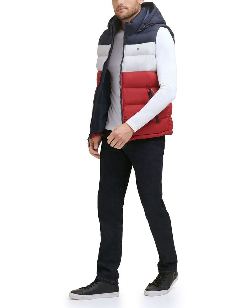 Tommy Hilfiger men's Classic Quilted Puffer Vest Jacket