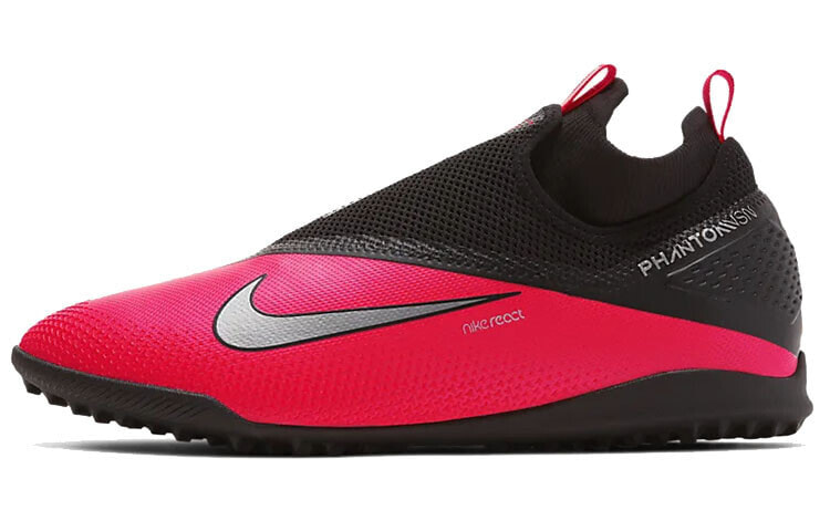 Nike React Phantom VSN 2 Pro DF TF 拼色专业足球鞋 黑红 / Кроссовки Nike React Phantom VSN 2 Pro DF TF CD4174-606