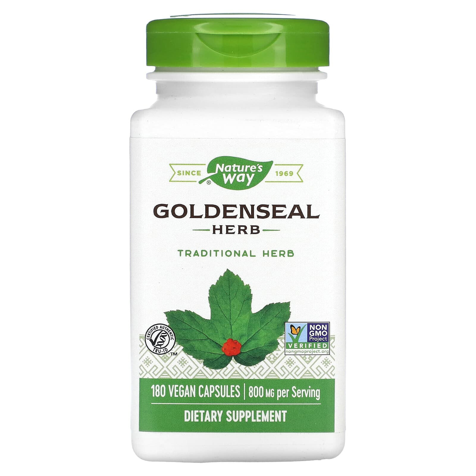Nature's Way, Goldenseal, 400 mg, 180 Vegan Capsules