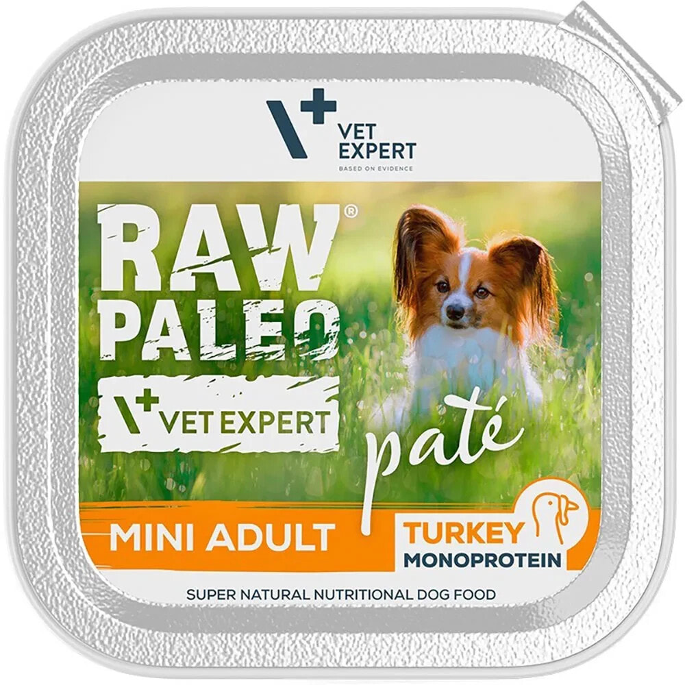 RAW PALEO Pate mini adult beef DLPVEEKAM0018 wet dog food 150g