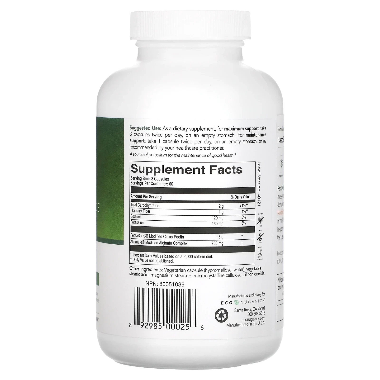 PectaClear, Toxic Metal Cleanse, 180 Vegetarian Capsules