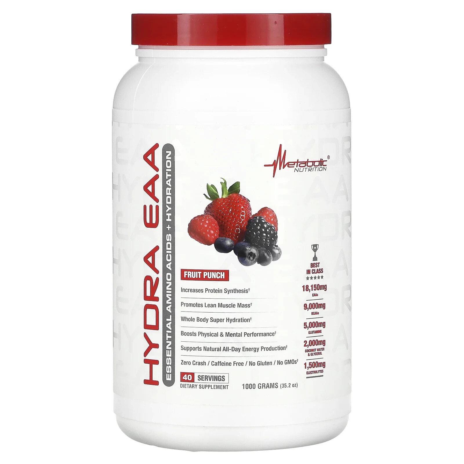 Metabolic Nutrition, Hydra EAA, Watermelon, 35.2 oz (1,000 g)