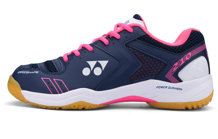 YONEX Power Cushion Badminton Shoes Unisex Low-Top Navy Blue/Pink