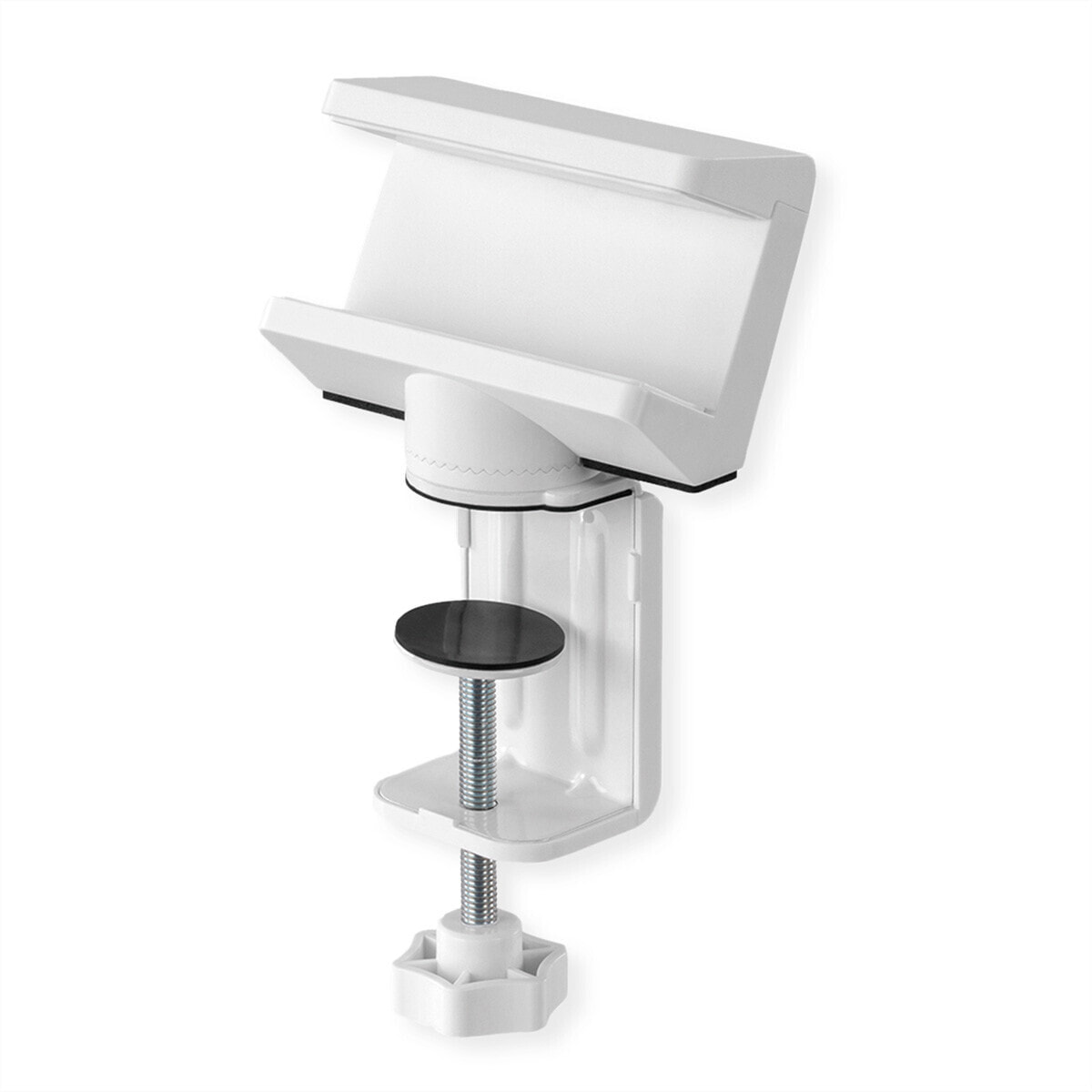 VALUE Tischklemme fur Steckdosenleiste drehbar 360 weiß