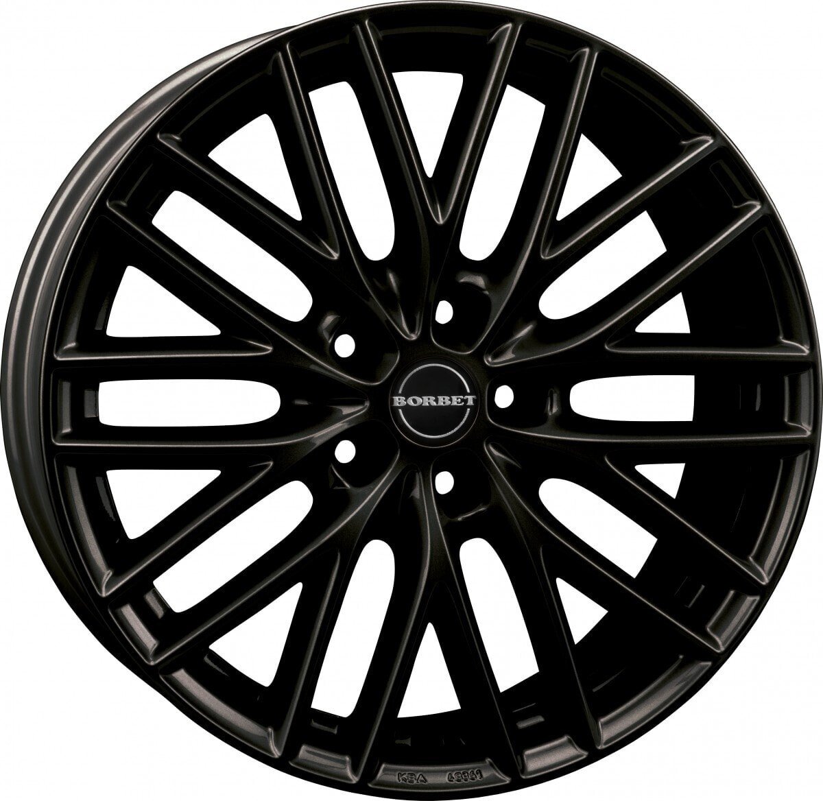 Колесный диск литой Borbet BS5 black matt 7.5x17 ET35 - LK5/112 ML72.5