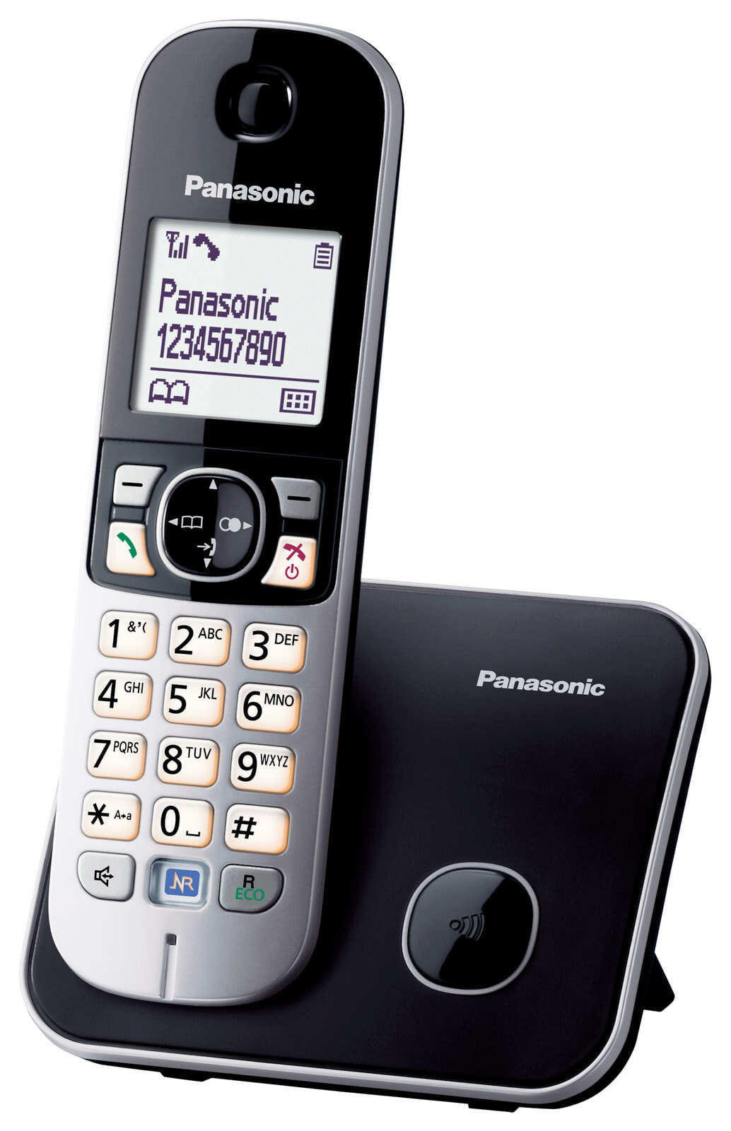 Panasonic KX-TG6811GB - DECT telephone - 120 entries - Caller ID - Black  Panasonic купить от 4692 рублей в интернет-магазине ShopoTam, электроника  Panasonic