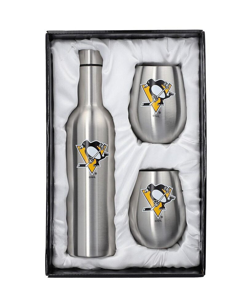 Memory Company pittsburgh Penguins 28 oz Stainless Steel Bottle and 12 oz Tumblers Set