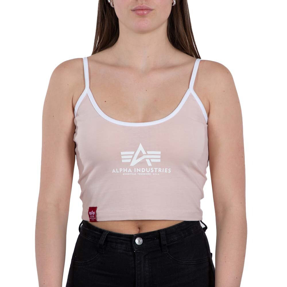 ALPHA INDUSTRIES Basic ML Cropped Sleeveless T-Shirt