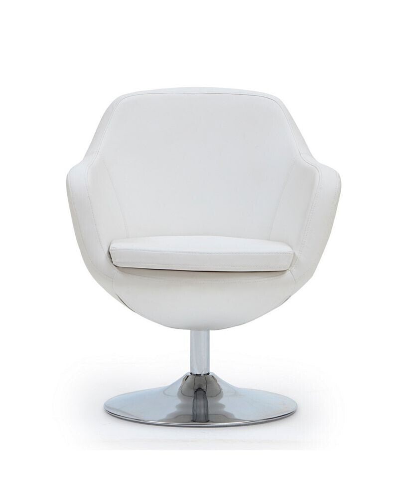 Manhattan Comfort caisson Swivel Accent Chair