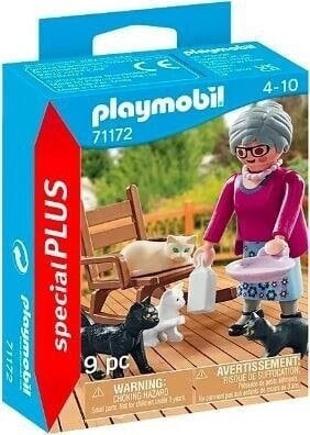 Figurka Playmobil Zestaw z figurkami Special Plus 71172 Babcia z kotkami