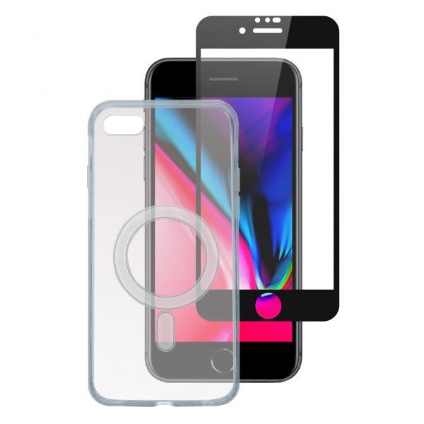 360° Starter Set X-Pro Full Cover Glas Apple iPhone SE 2020 8 7