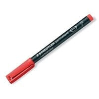 Staedtler Lumocolor 318-2 перманентная маркер Красный Пулевидный наконечник 10 шт