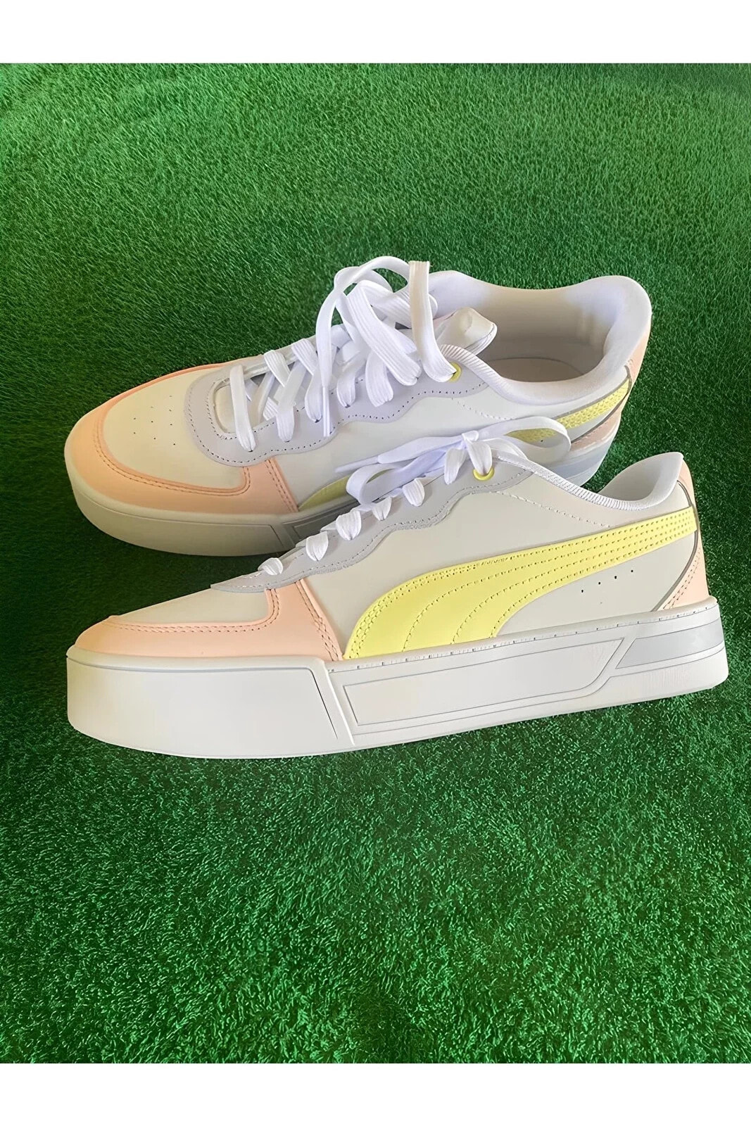 Skye Sneaker Beyaz Sarı Kadın Ayakkabı