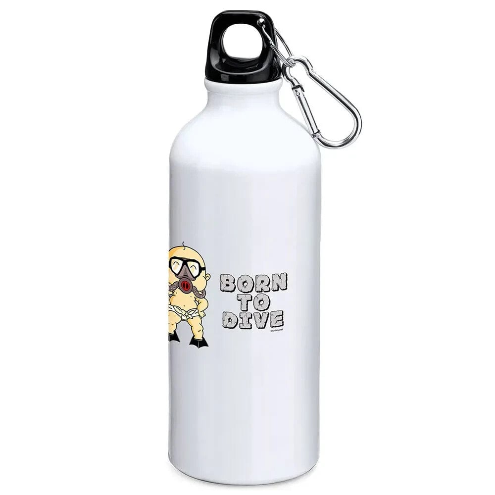 KRUSKIS Born To Dive 800ml Aluminium Bottle