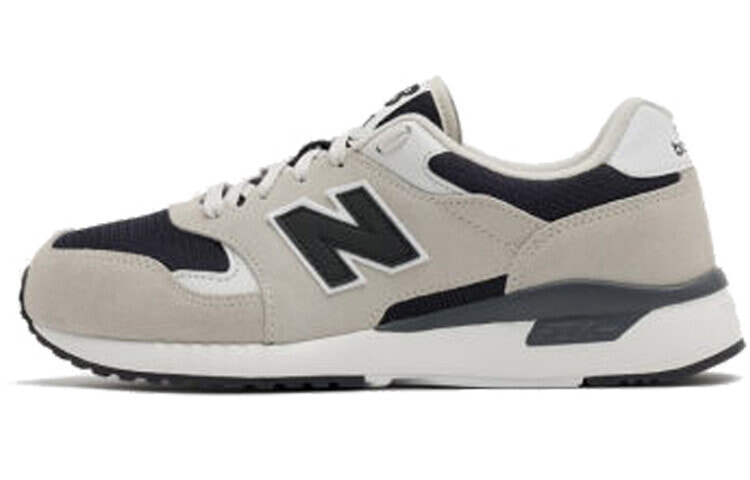 New Balance NB 570 防滑轻便 低帮 跑步鞋 男女同款 米白黑 d宽 / Кроссовки New Balance NB 570 d ML570BNA