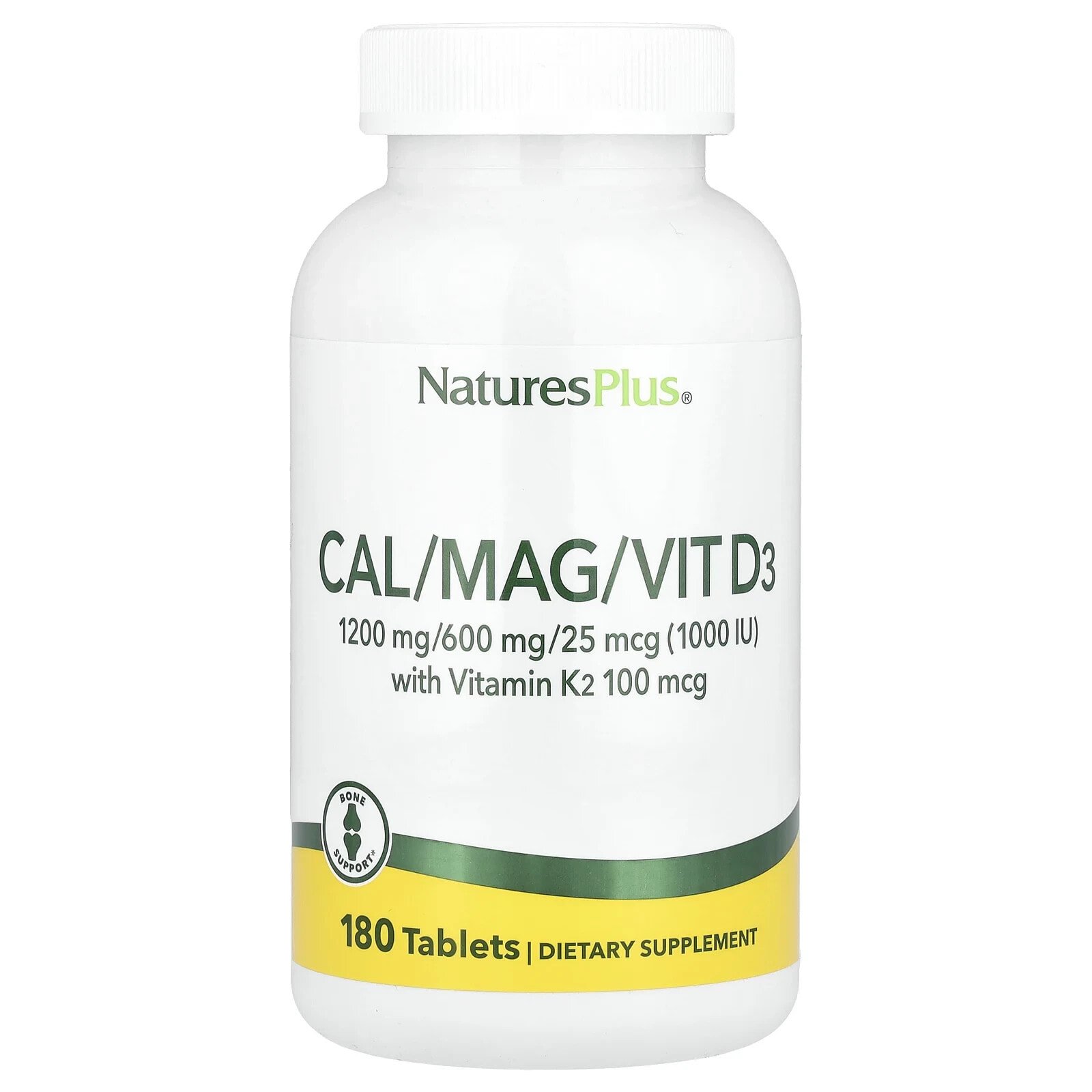 Cal/Mag/Vit D3 with Vitamin K2, 90 Tablets