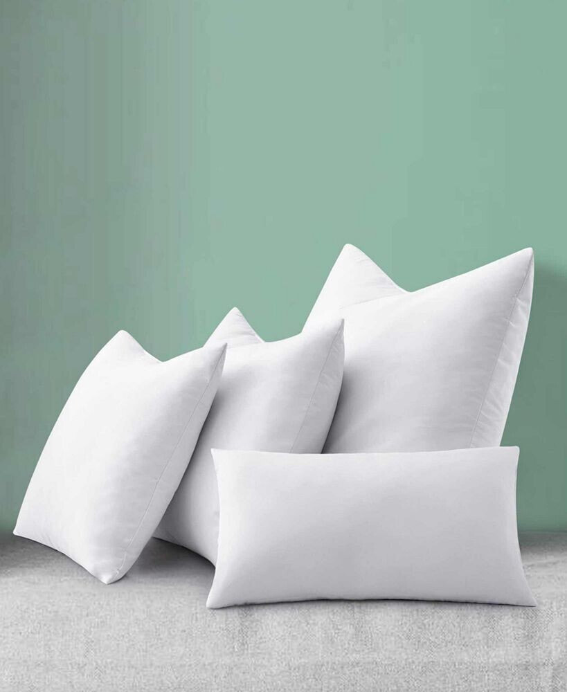 UNIKOME 2-Pack Feather & Down Pillow Inserts, 20x20 Square