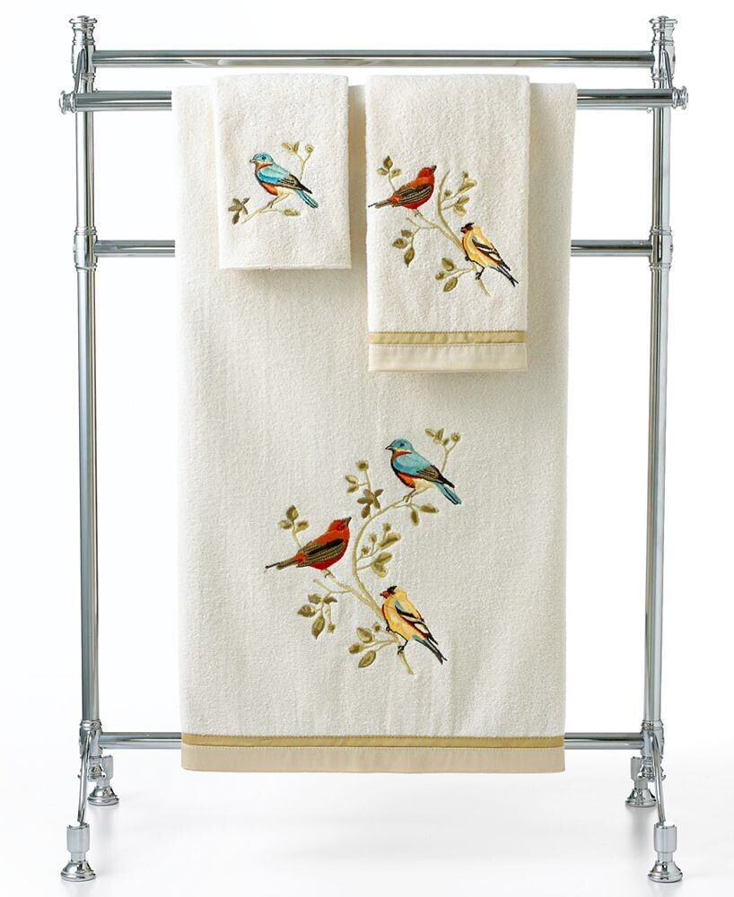 Avanti bath Towels, Gilded Birds Fingetip Towel