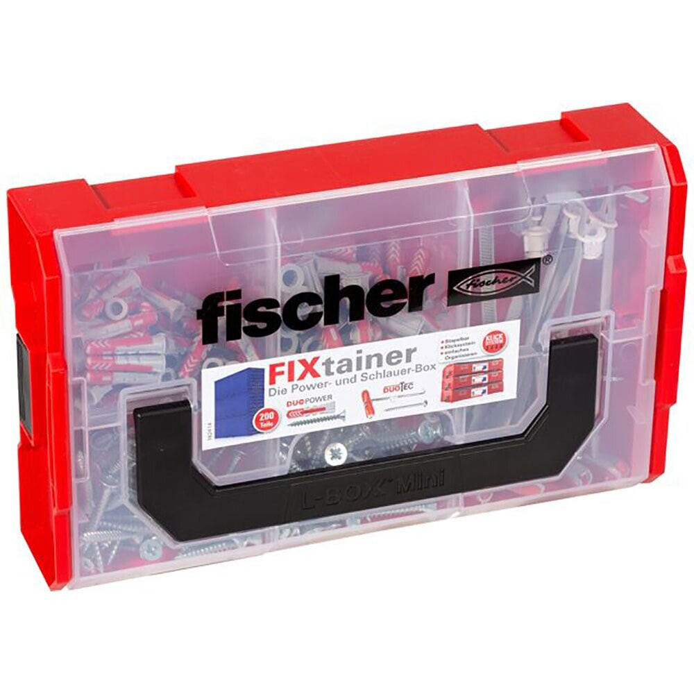 FISCHER GROUP FixTainer DuoPower Tec Screws Box 200 Pieces