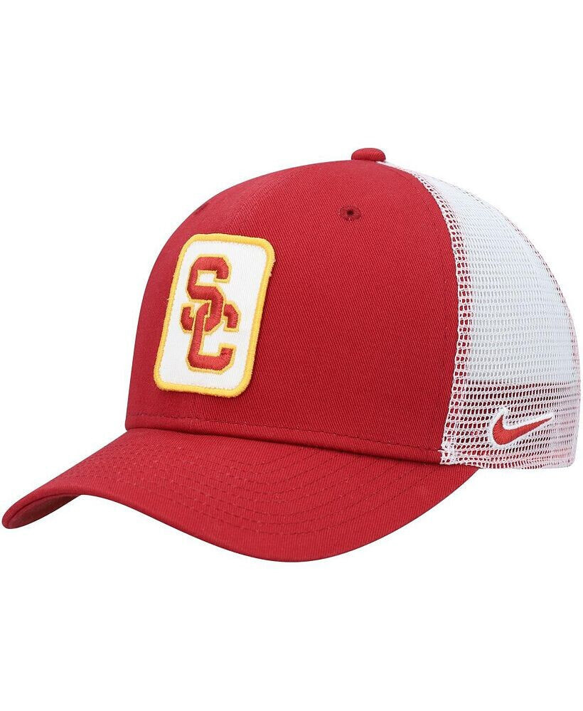 Men's Cardinal, White USC Trojans Classic99 Trucker Snapback Hat