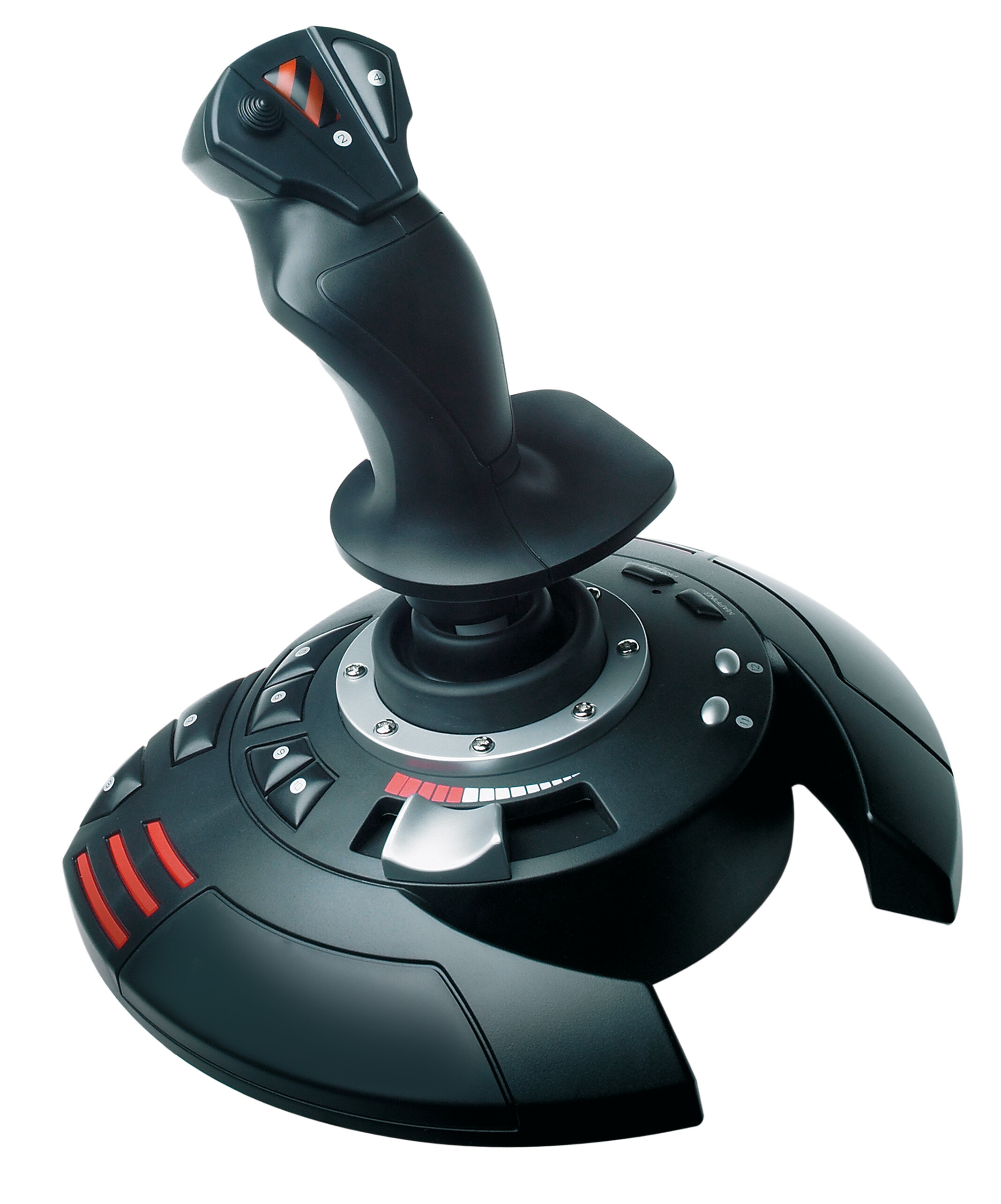 Thrustmaster T.Flight Stick X Джойстик ПК, Playstation 3 Аналоговый USB  Черный, Красный, Серебристый 4160526 — купить недорого с доставкой, 1712685