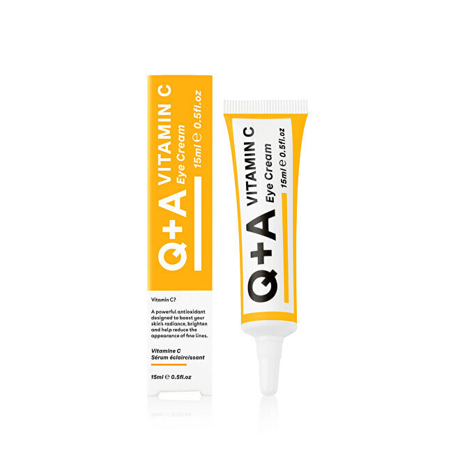 Q+A Eye cream with vitamin C, 15 ml