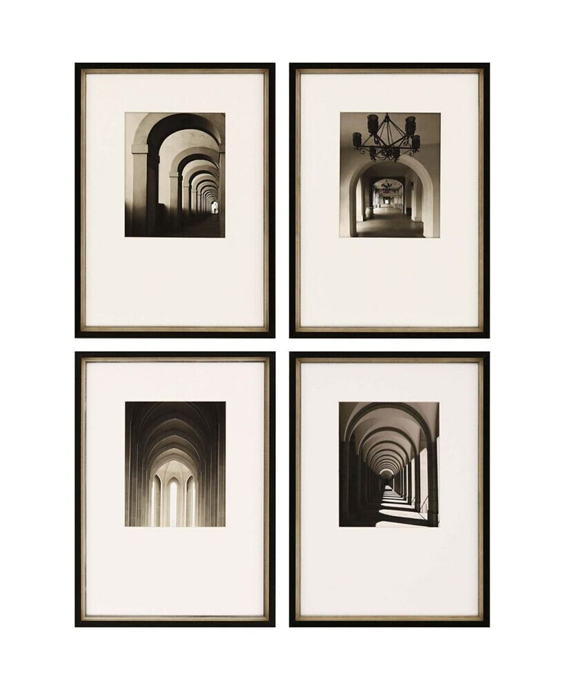 Paragon Picture Gallery paragon Arches In Light Pack 4 Framed Wall Art, 22