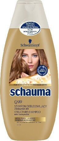 Шампунь для волос Schwarzkopf Schauma Szampon do włosów Odbudowujący Q10 400 ml
