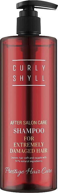 Regenerierendes Shampoo für sehr geschädigtes Haar - Curly Shyll After Salon Care Shampoo