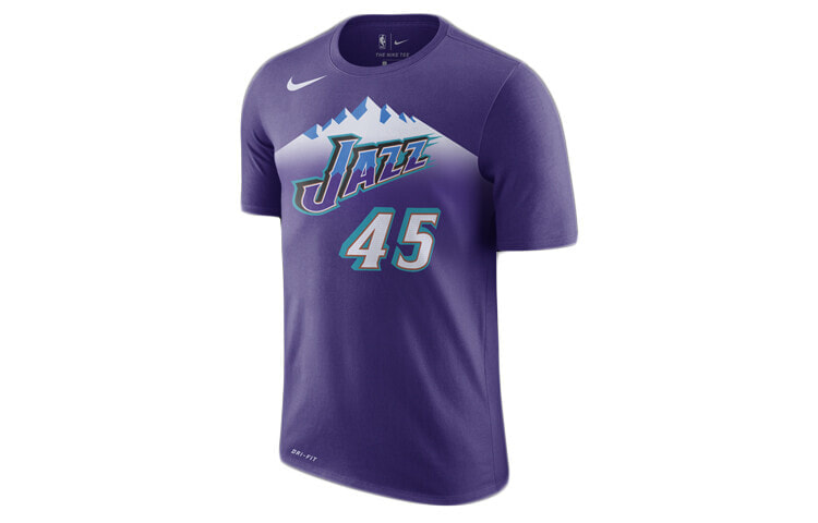 Nike DRI-FITNBA 短袖T恤 犹他爵士队 男款 庭紫色 / Футболка Nike DRI-FIT NBA T AT2412-548