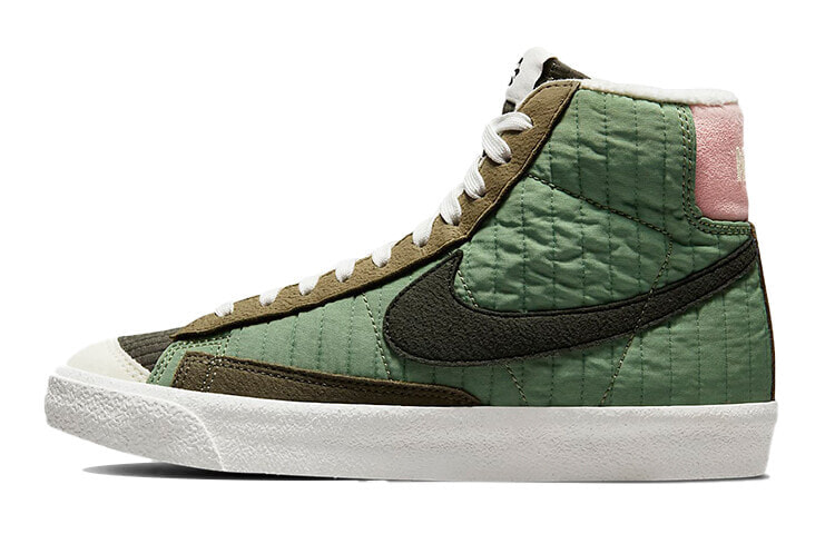 Nike Blazer Mid '77 复古休闲加绒 中帮 板鞋 GS 绿棕色 / Кроссовки Nike Blazer Mid '77 GS