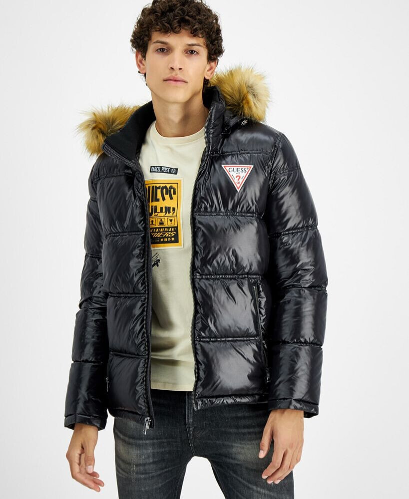 Guess mens store puffer coat