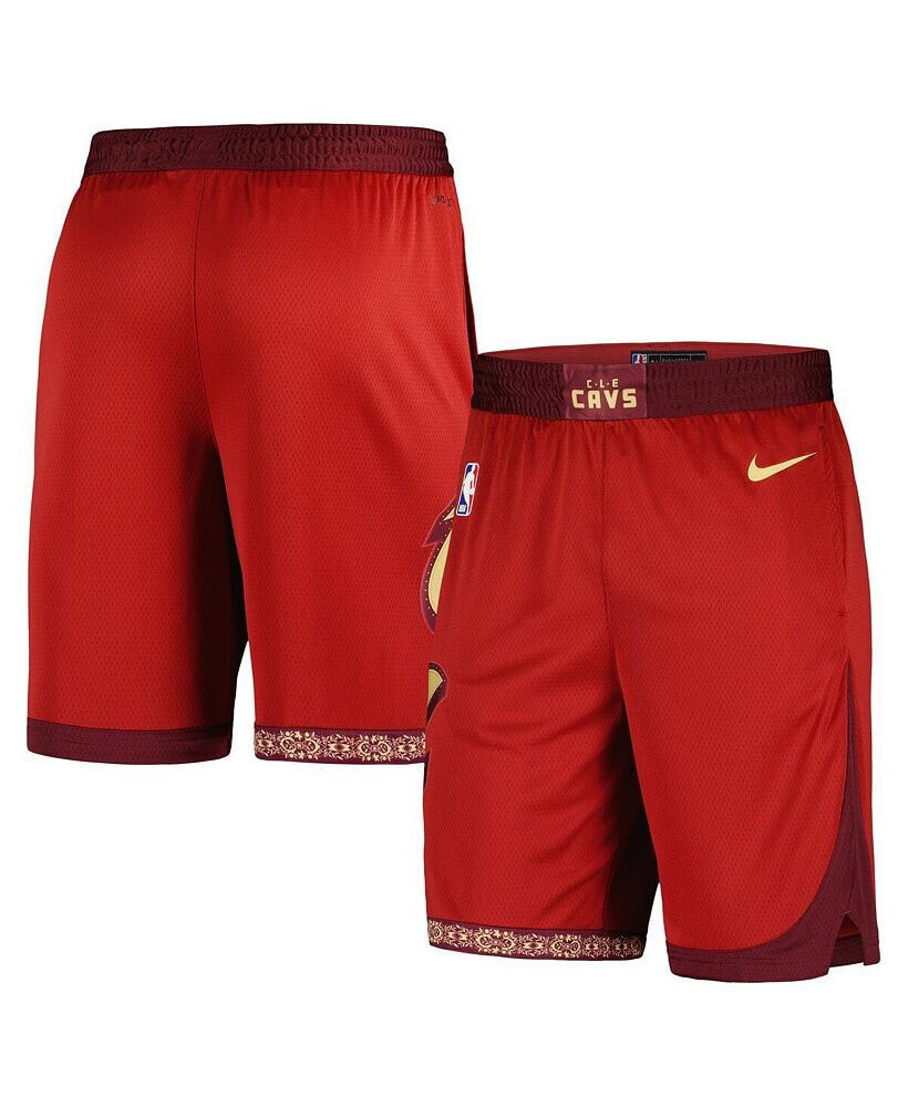 Nike men's Wine Cleveland Cavaliers 2023/24 City Edition Swingman Shorts