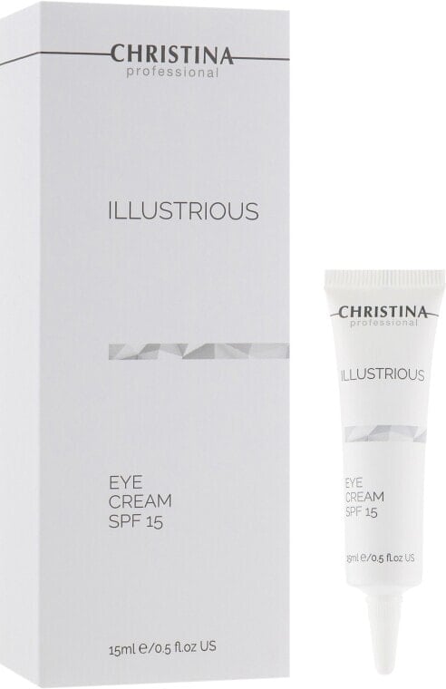 Anti-Aging Creme für die Augenpartie mit Sheabutter LSF 15 - Christina Illustrious Eye Cream SPF15