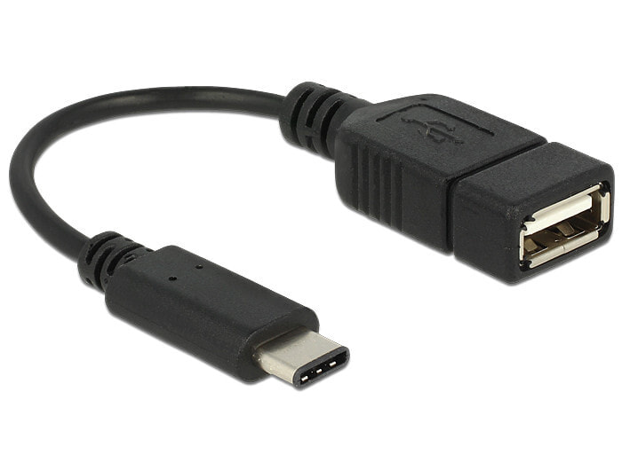 DeLOCK 65579 USB кабель 0,15 m 2.0 USB C USB A Черный