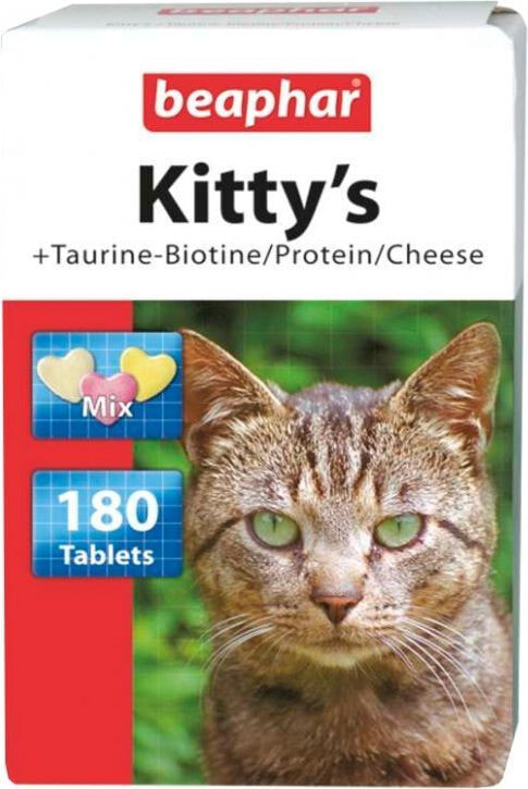 Лакомство для кошек Beaphar KITTY`S MIX - 180 tabletek