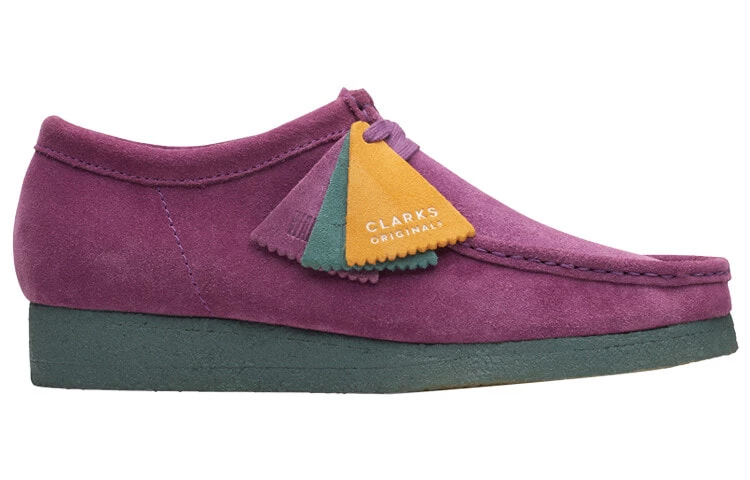 clarks Originals Wallabee Boot Purple Green Clarks 41 19589 Clarks