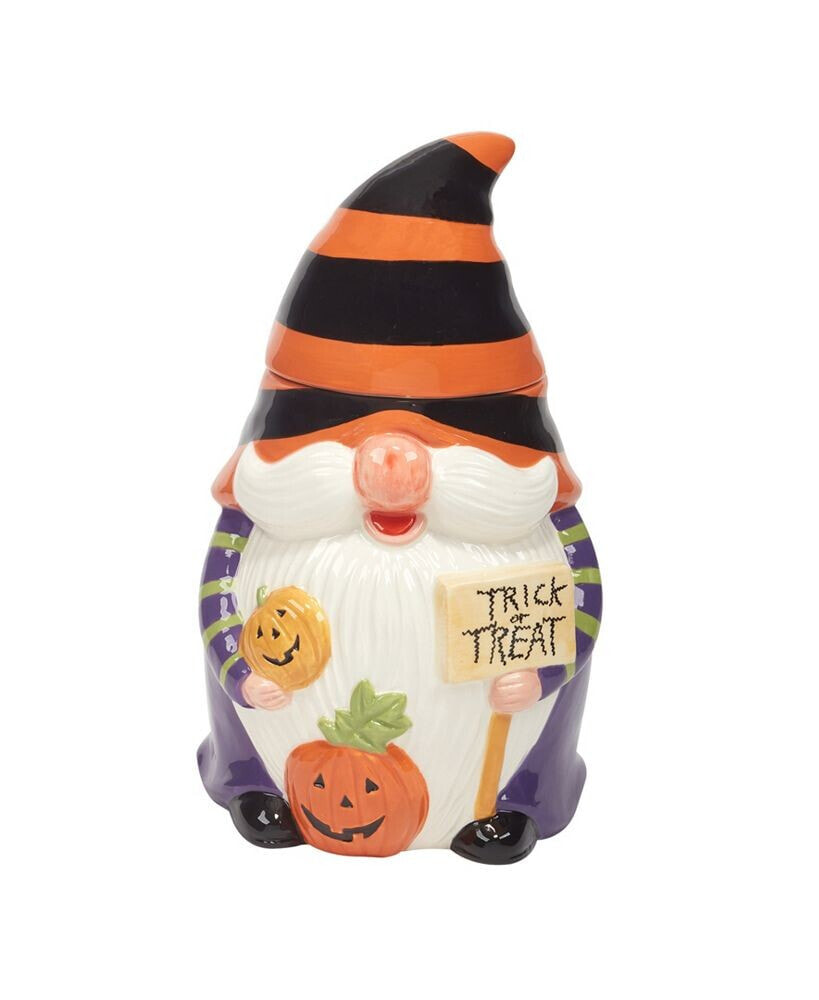 Certified International halloween Gnomes 3-D Cookie Jar