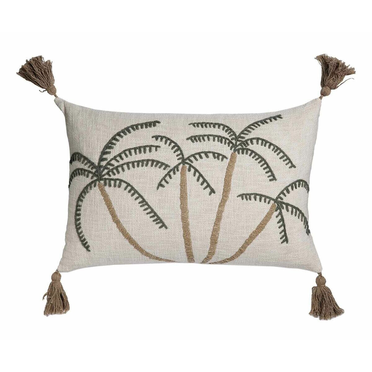 Cushion Alexandra House Living PALM Green Beige 40 x 1 x 60 cm