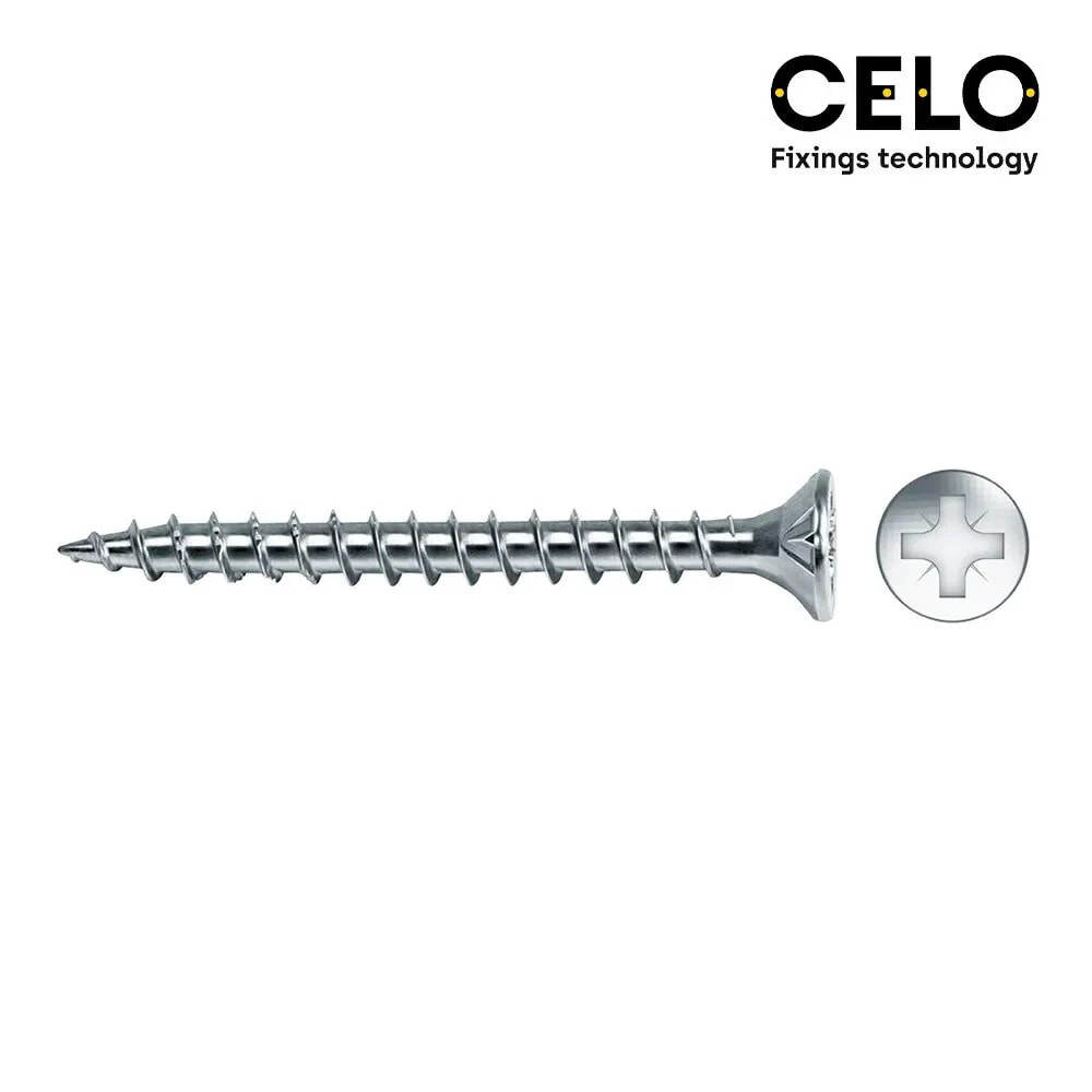 CELO Din Vloxp Countersunk Wood Screw 4.5x30 mm 500 Units