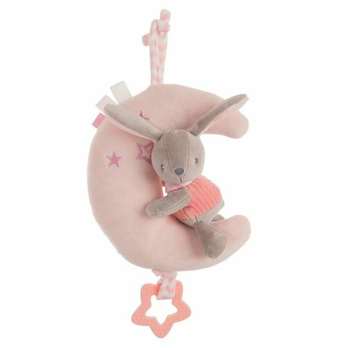 Fluffy toy Moon Rabbit Pink 25 cm