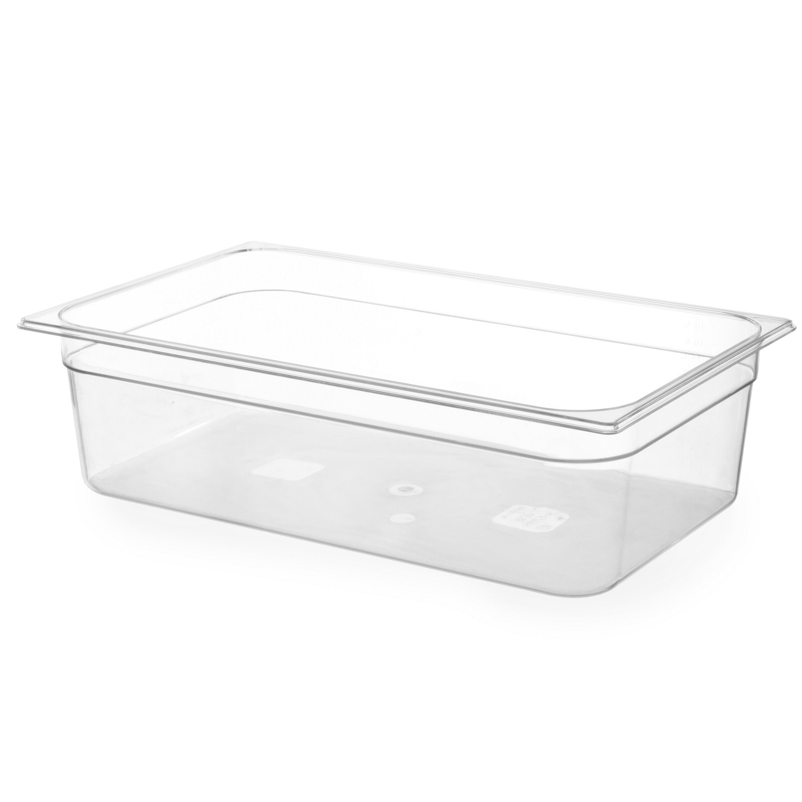 Transparent GN container made of polycarbonate GN 1/1, height 150 mm - Hendi 861219