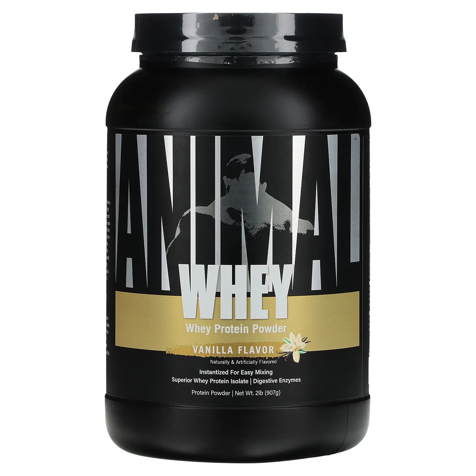 Animal Whey Protein Powder, Vanilla, 2 lb (907 g)