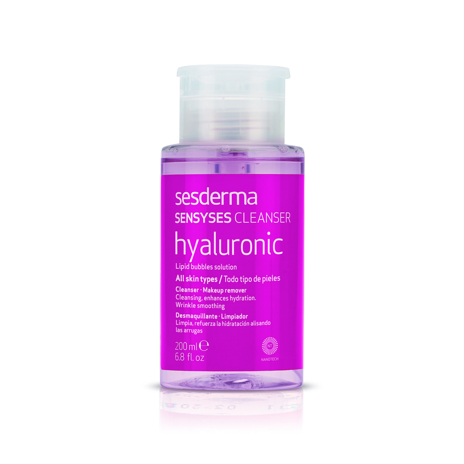 Sesderma Sensyses Cleanser Hyaluronic Увлажняющий лосьон для очищения кожи и снятия макияжа 200 мл