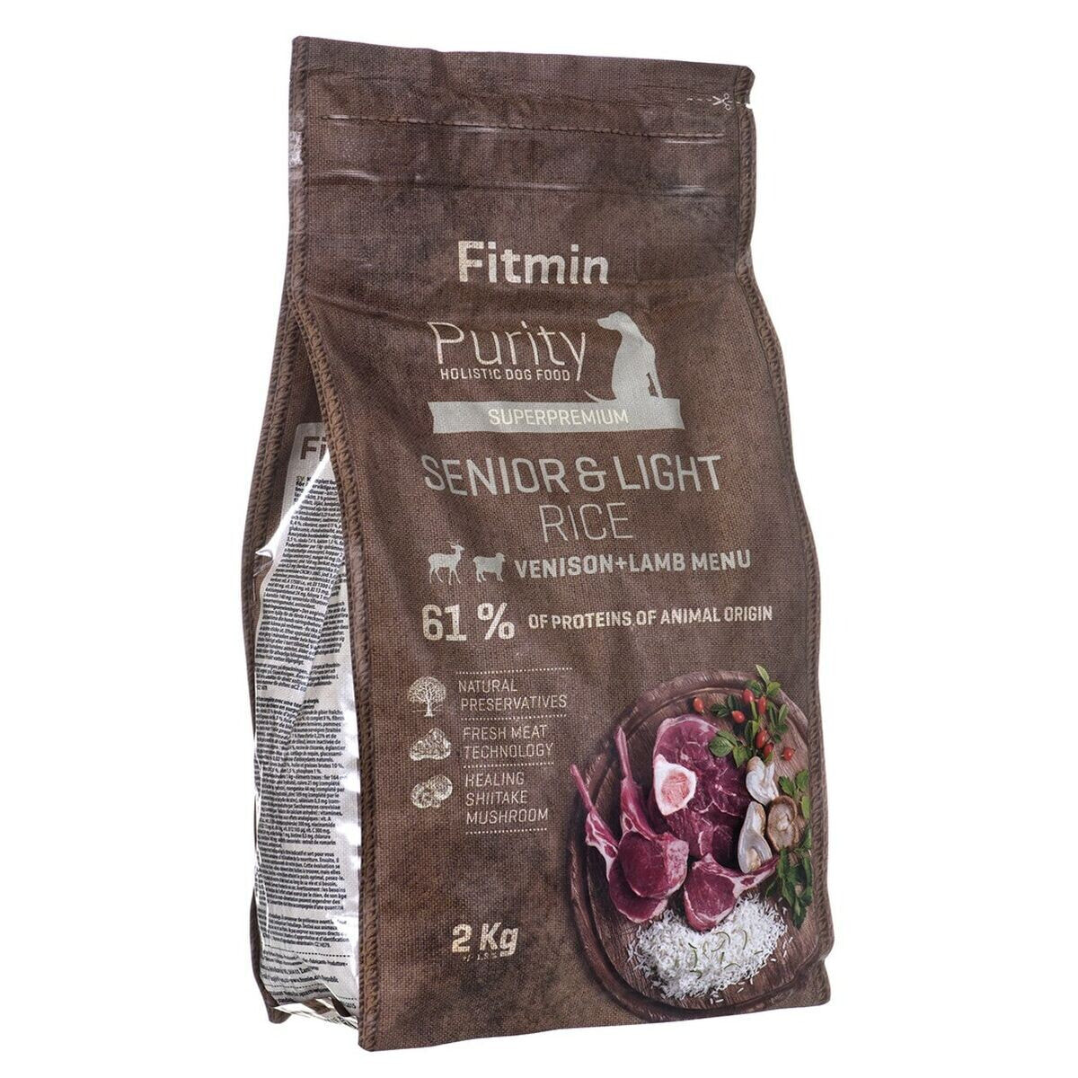 Fodder Fitmin Purity dog Rice Senior Veal Lamb 2 Kg