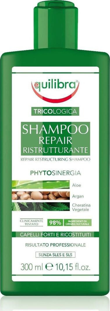 Beauty Formulas Equilibra Tricologica Repair Shampoo Восстанавливающий шампунь для тусклых и поврежденных волос 300 мл